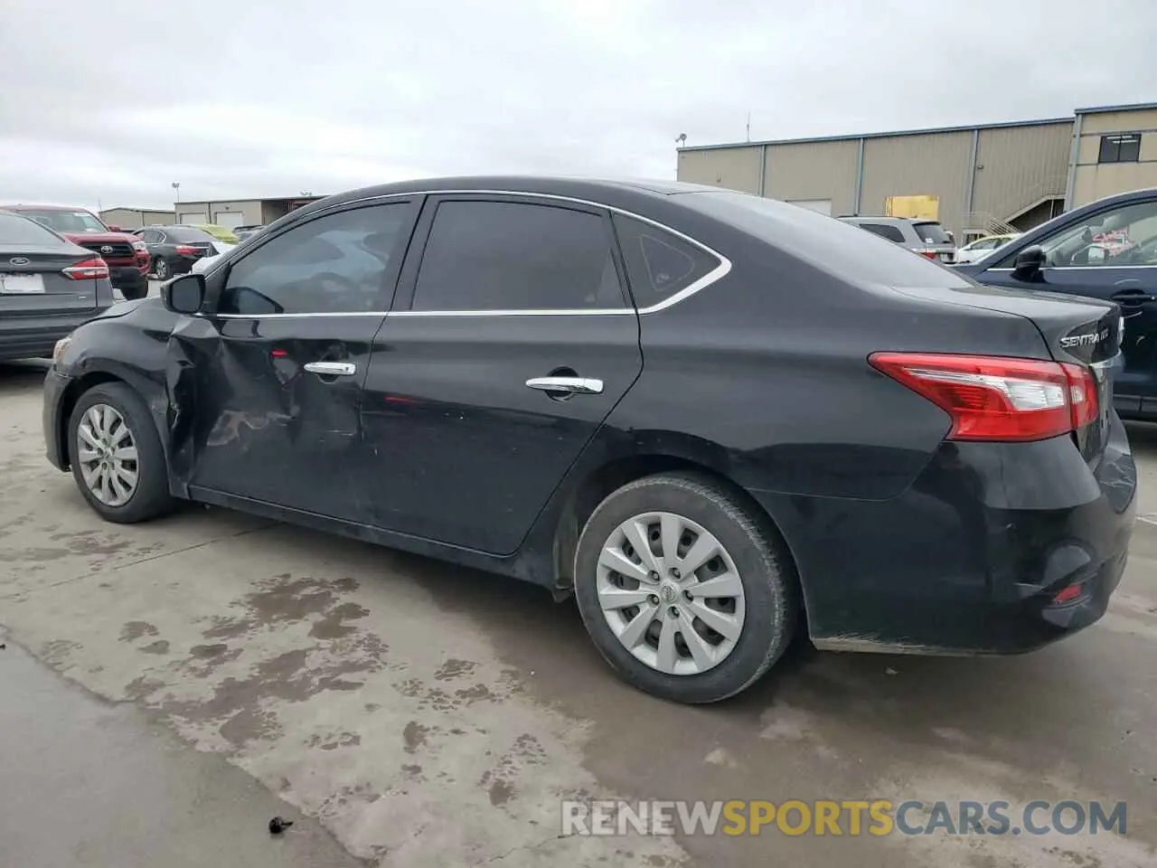 2 Photograph of a damaged car 3N1AB7AP2KY248068 NISSAN SENTRA 2019