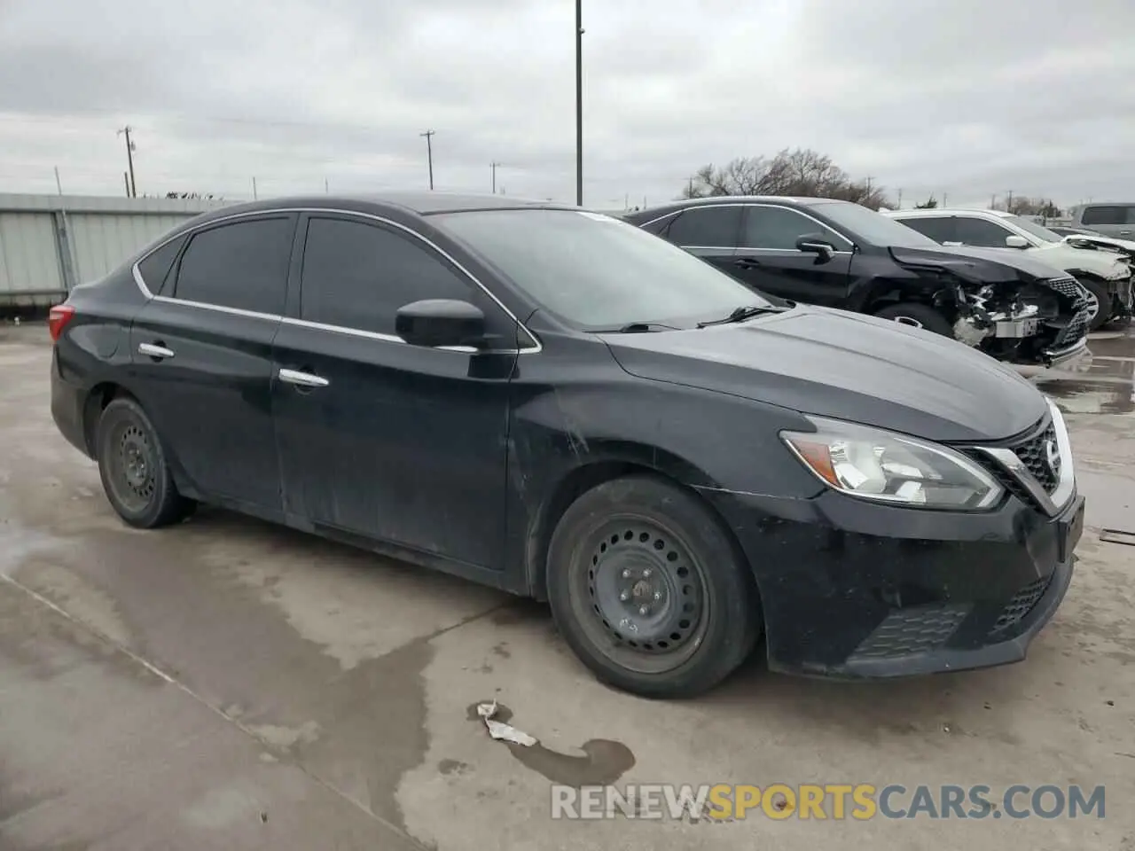 4 Photograph of a damaged car 3N1AB7AP2KY248068 NISSAN SENTRA 2019