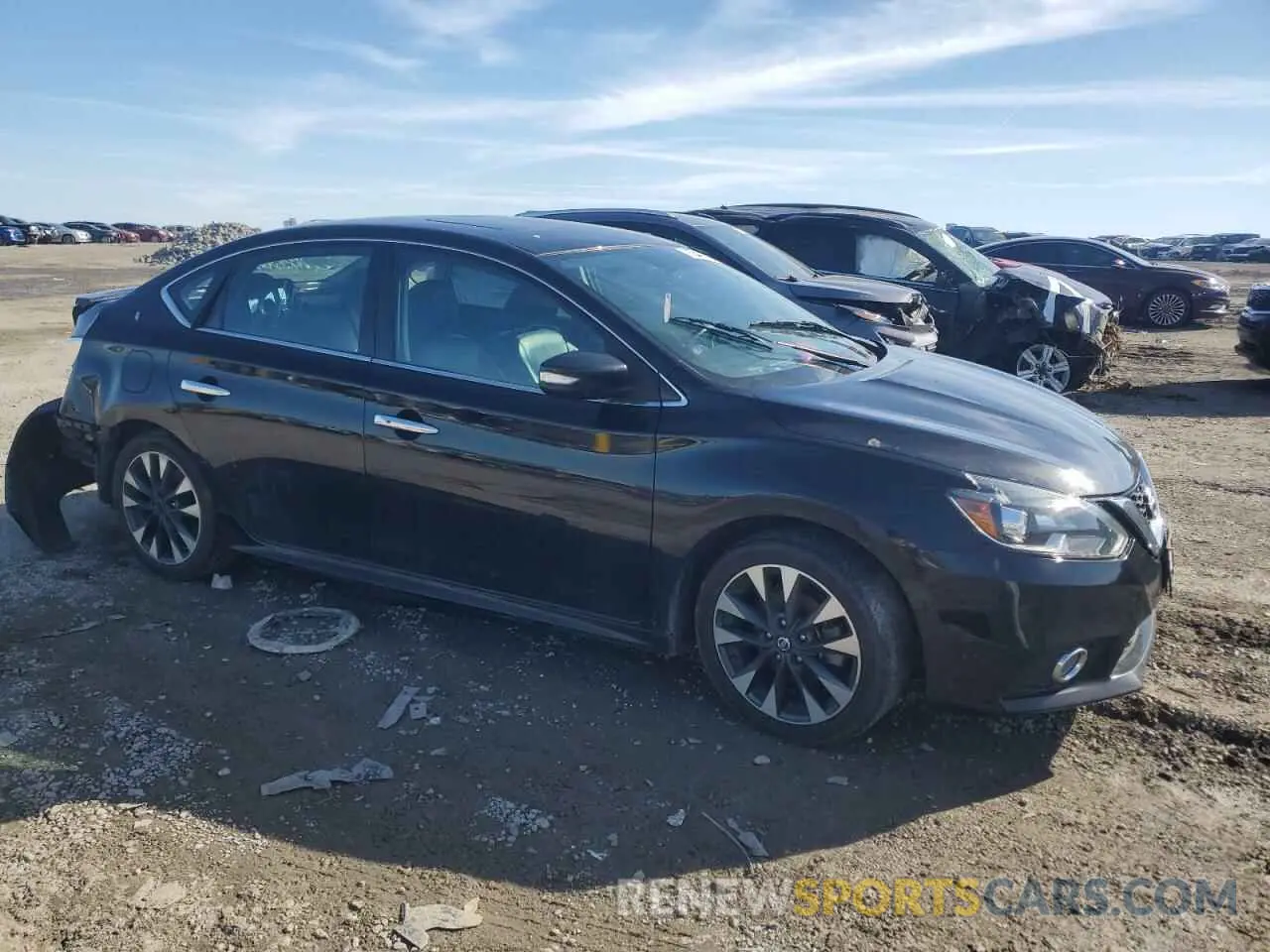 4 Photograph of a damaged car 3N1AB7AP2KY252153 NISSAN SENTRA 2019