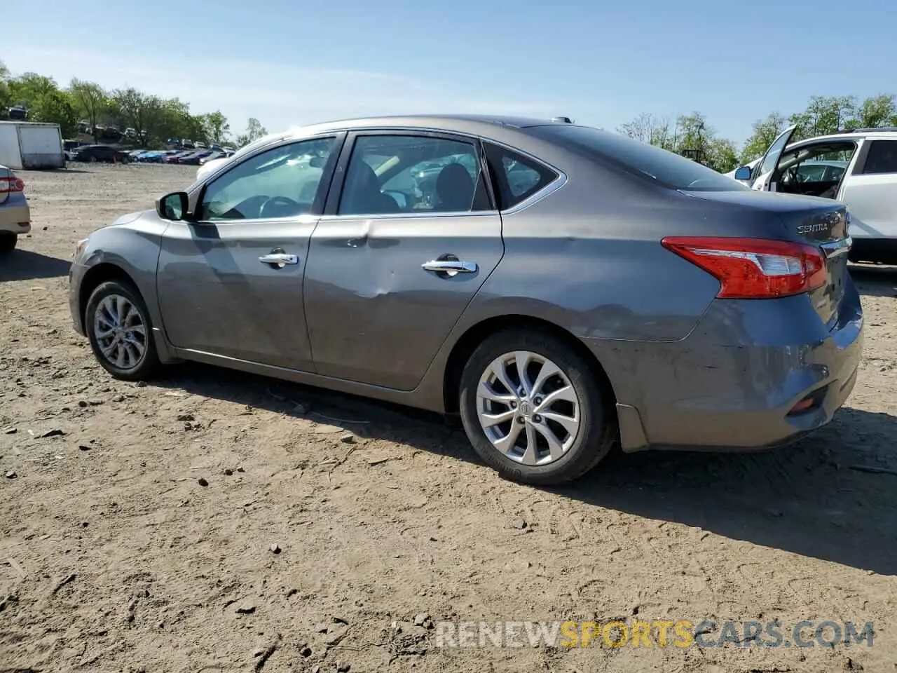 2 Photograph of a damaged car 3N1AB7AP2KY252587 NISSAN SENTRA 2019