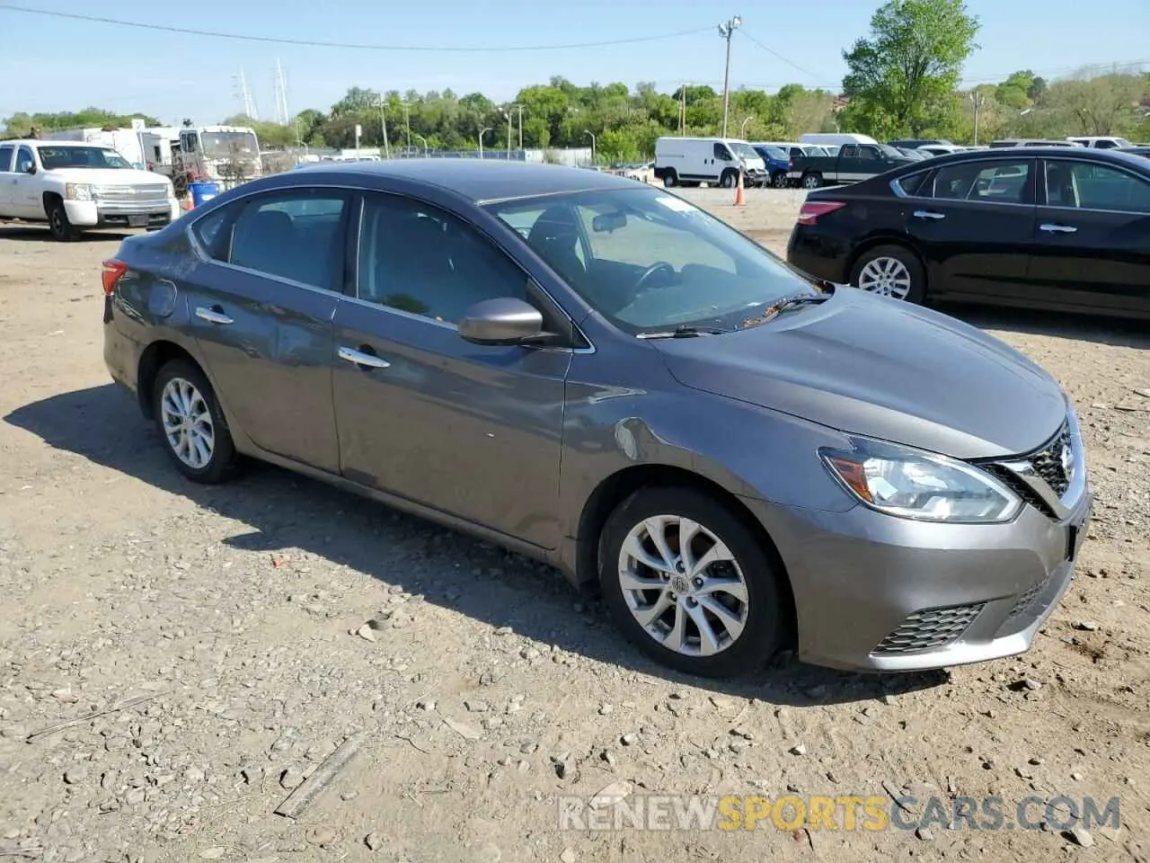 4 Photograph of a damaged car 3N1AB7AP2KY252587 NISSAN SENTRA 2019