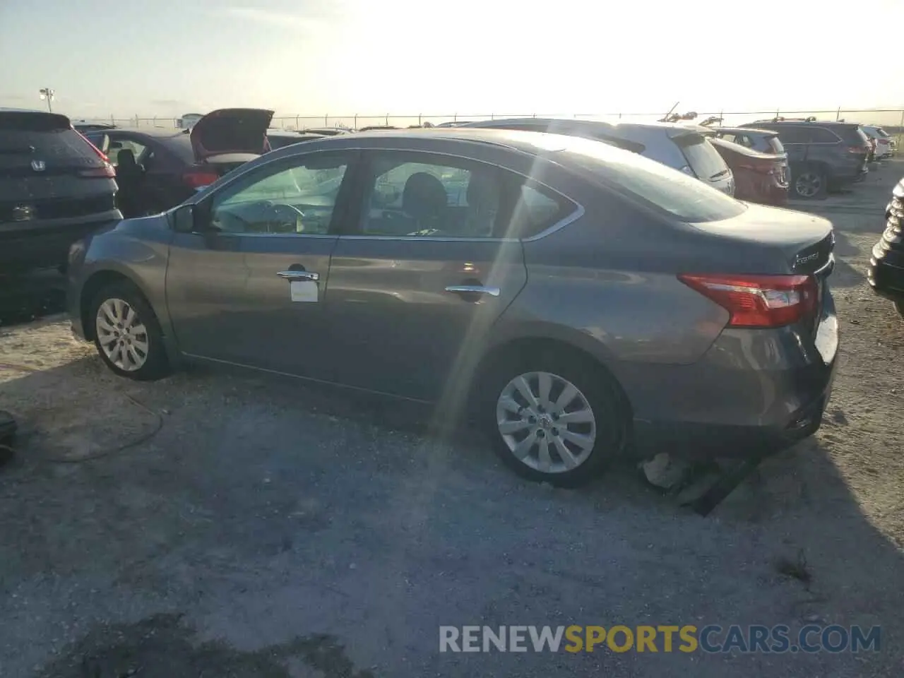 2 Photograph of a damaged car 3N1AB7AP2KY256915 NISSAN SENTRA 2019