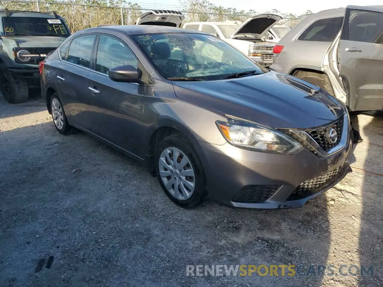 4 Photograph of a damaged car 3N1AB7AP2KY256915 NISSAN SENTRA 2019