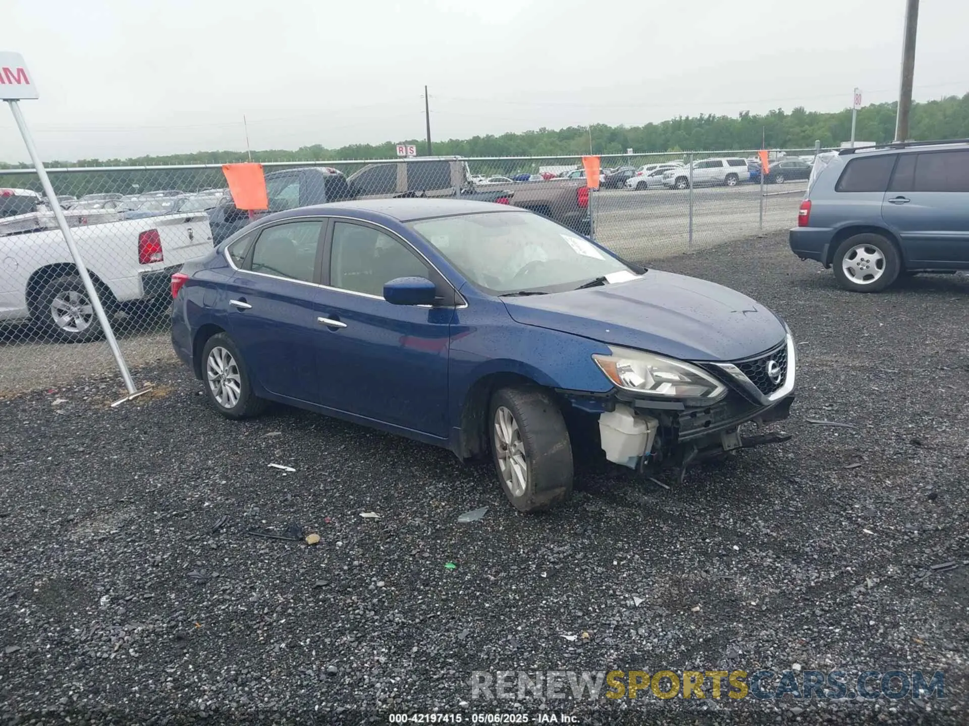 1 Photograph of a damaged car 3N1AB7AP2KY257644 NISSAN SENTRA 2019