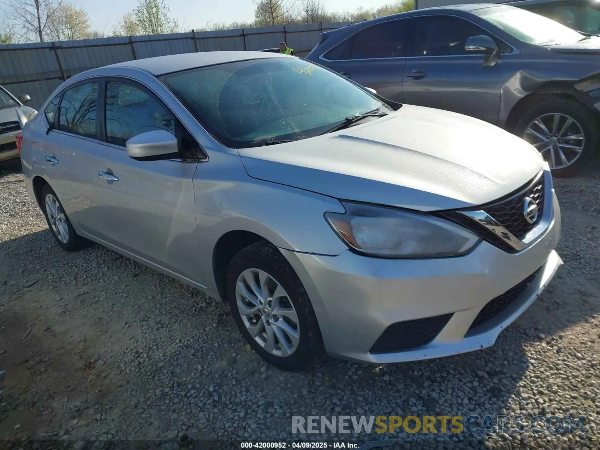 1 Photograph of a damaged car 3N1AB7AP2KY258096 NISSAN SENTRA 2019