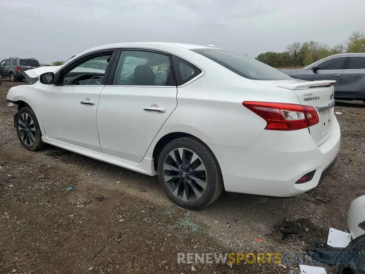 2 Photograph of a damaged car 3N1AB7AP2KY266134 NISSAN SENTRA 2019