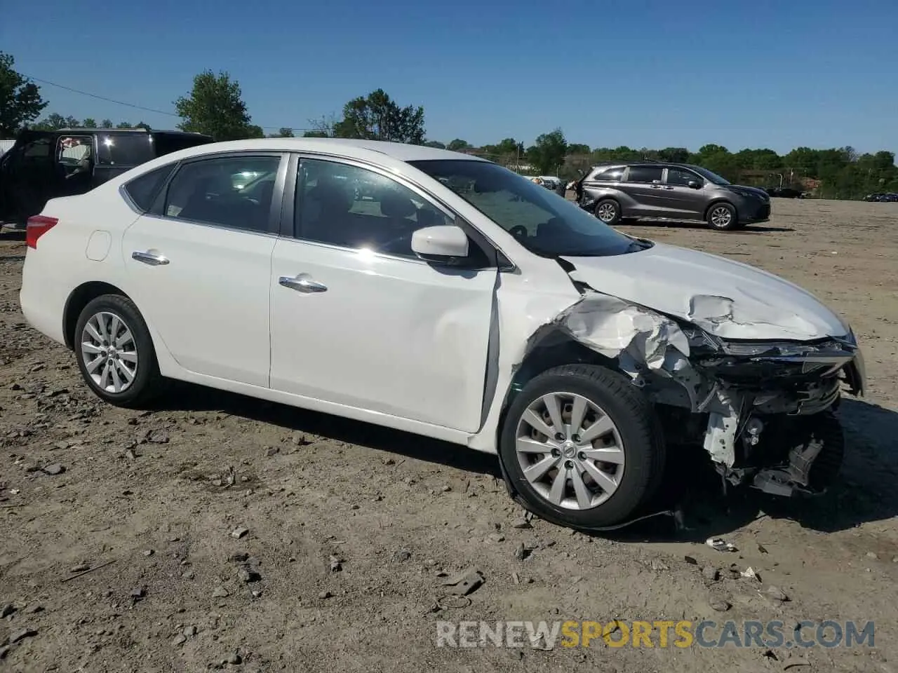 4 Photograph of a damaged car 3N1AB7AP2KY266716 NISSAN SENTRA 2019