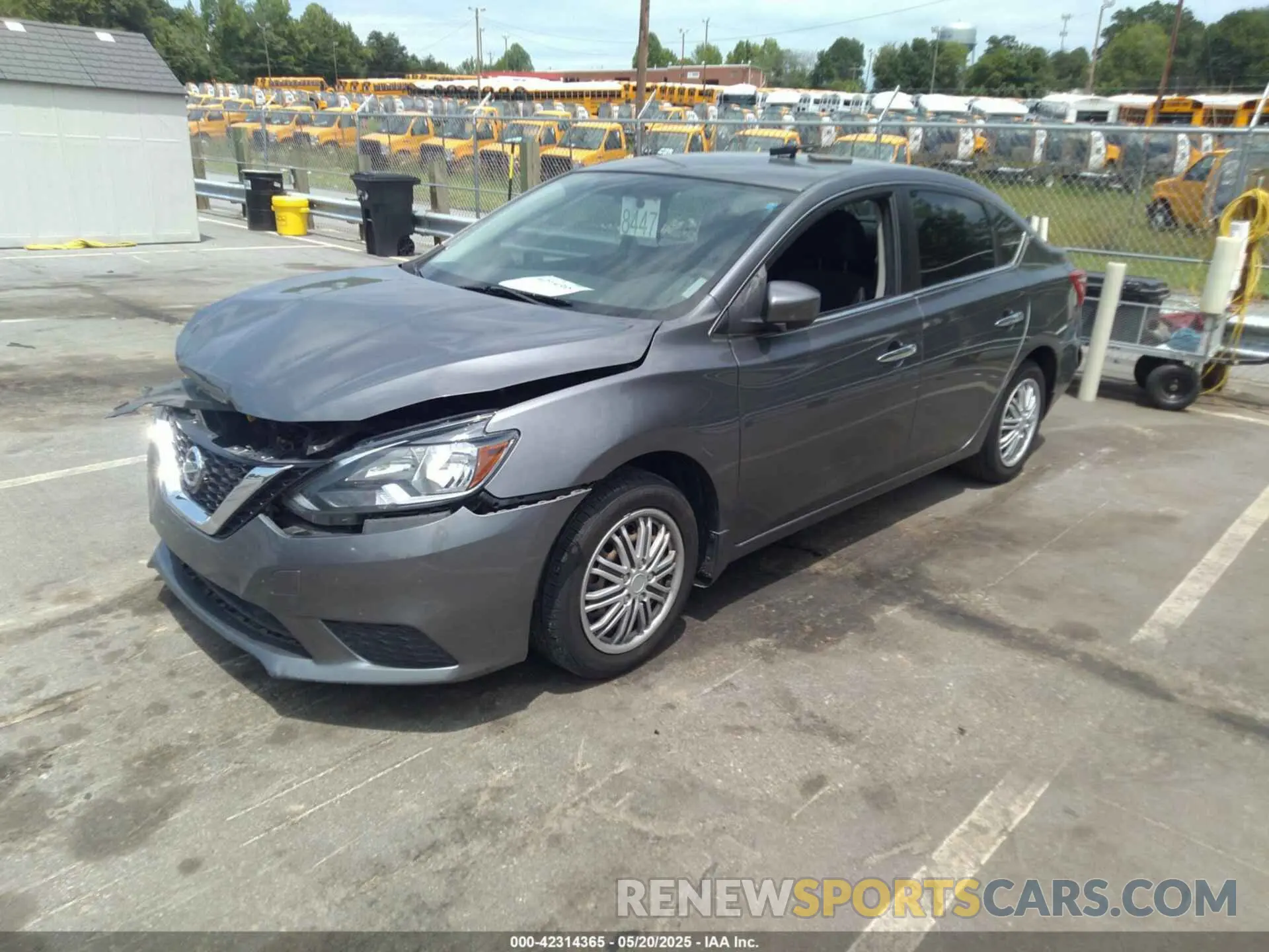2 Photograph of a damaged car 3N1AB7AP2KY266957 NISSAN SENTRA 2019
