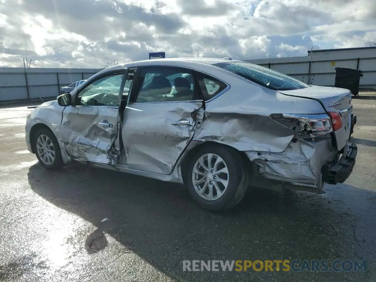2 Photograph of a damaged car 3N1AB7AP2KY268224 NISSAN SENTRA 2019