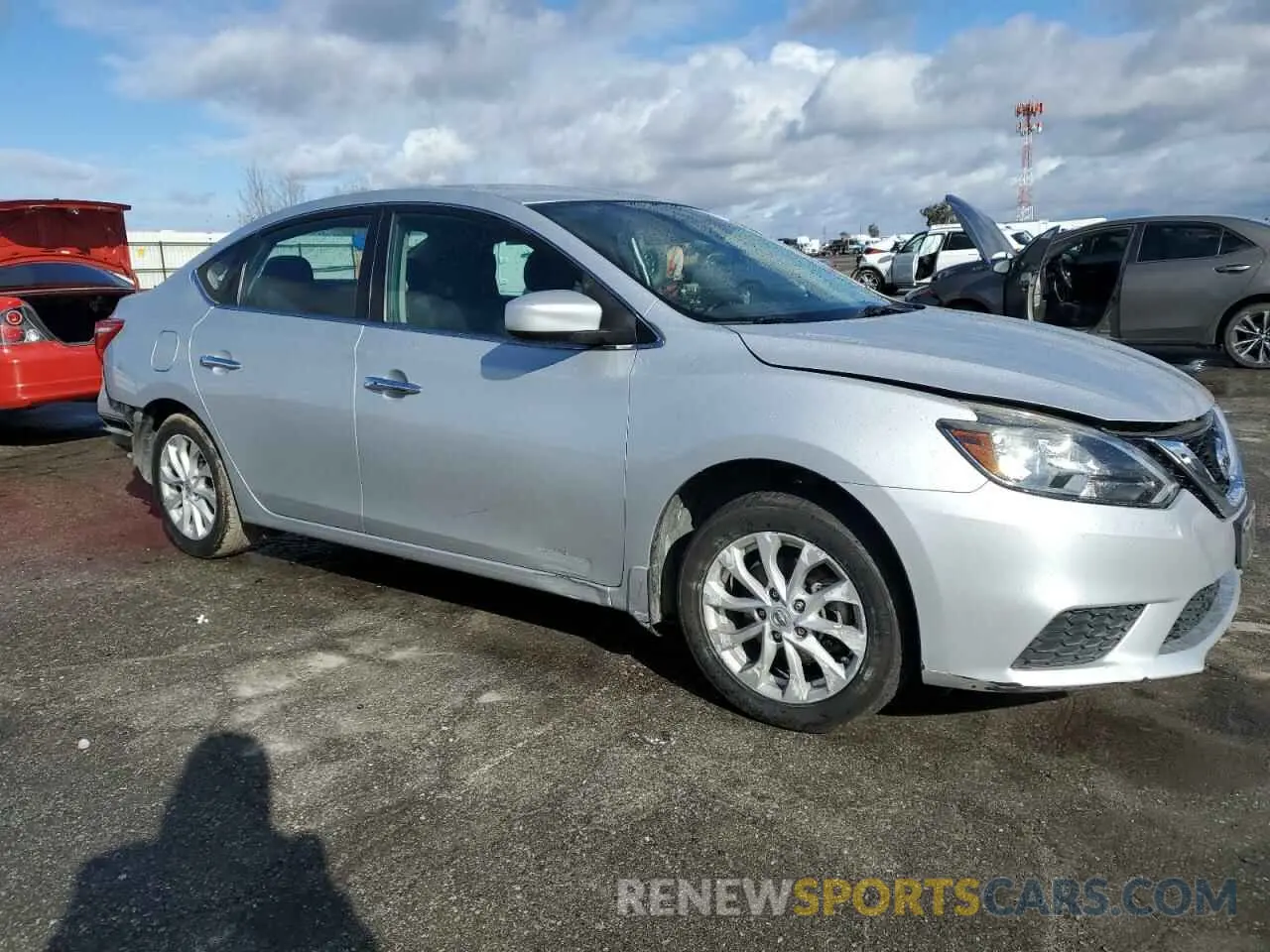 4 Photograph of a damaged car 3N1AB7AP2KY268224 NISSAN SENTRA 2019
