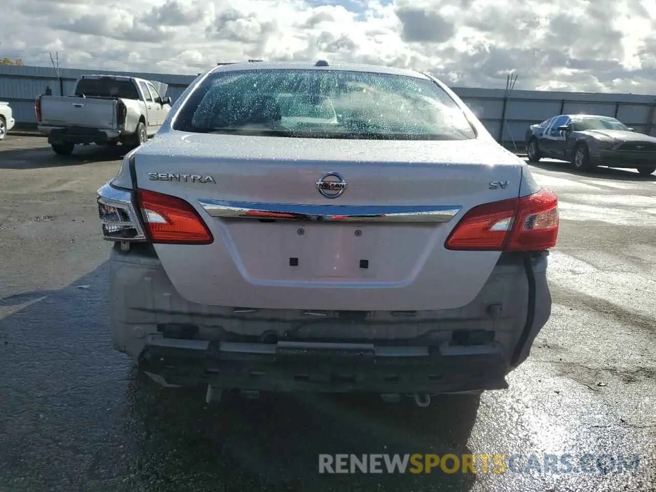 6 Photograph of a damaged car 3N1AB7AP2KY268224 NISSAN SENTRA 2019