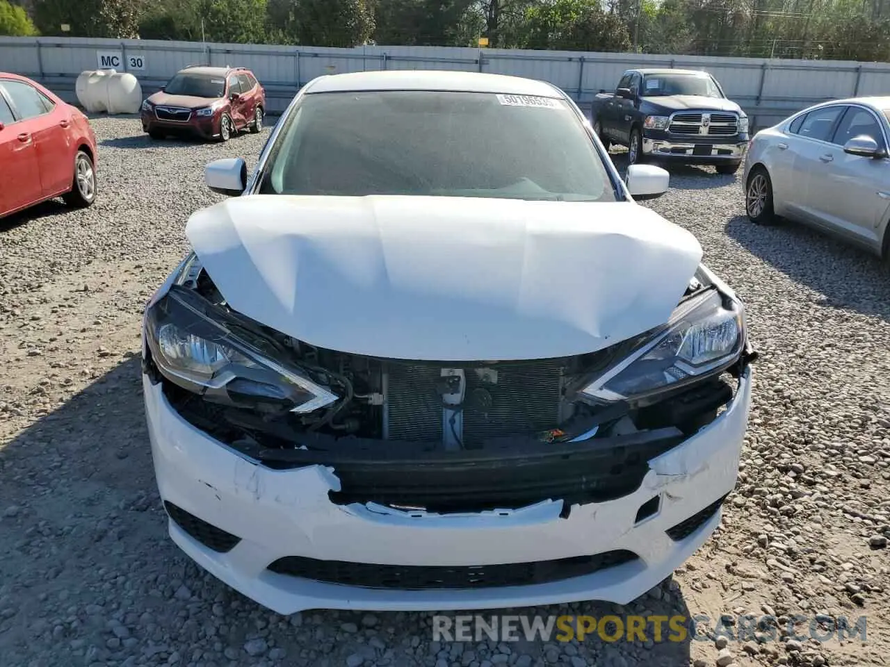5 Photograph of a damaged car 3N1AB7AP2KY273861 NISSAN SENTRA 2019