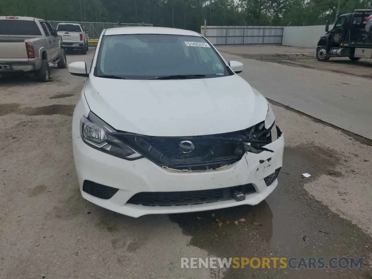 5 Photograph of a damaged car 3N1AB7AP2KY278378 NISSAN SENTRA 2019