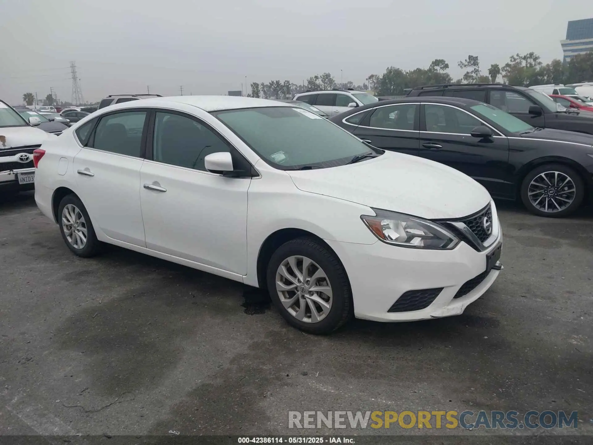 1 Photograph of a damaged car 3N1AB7AP2KY303098 NISSAN SENTRA 2019