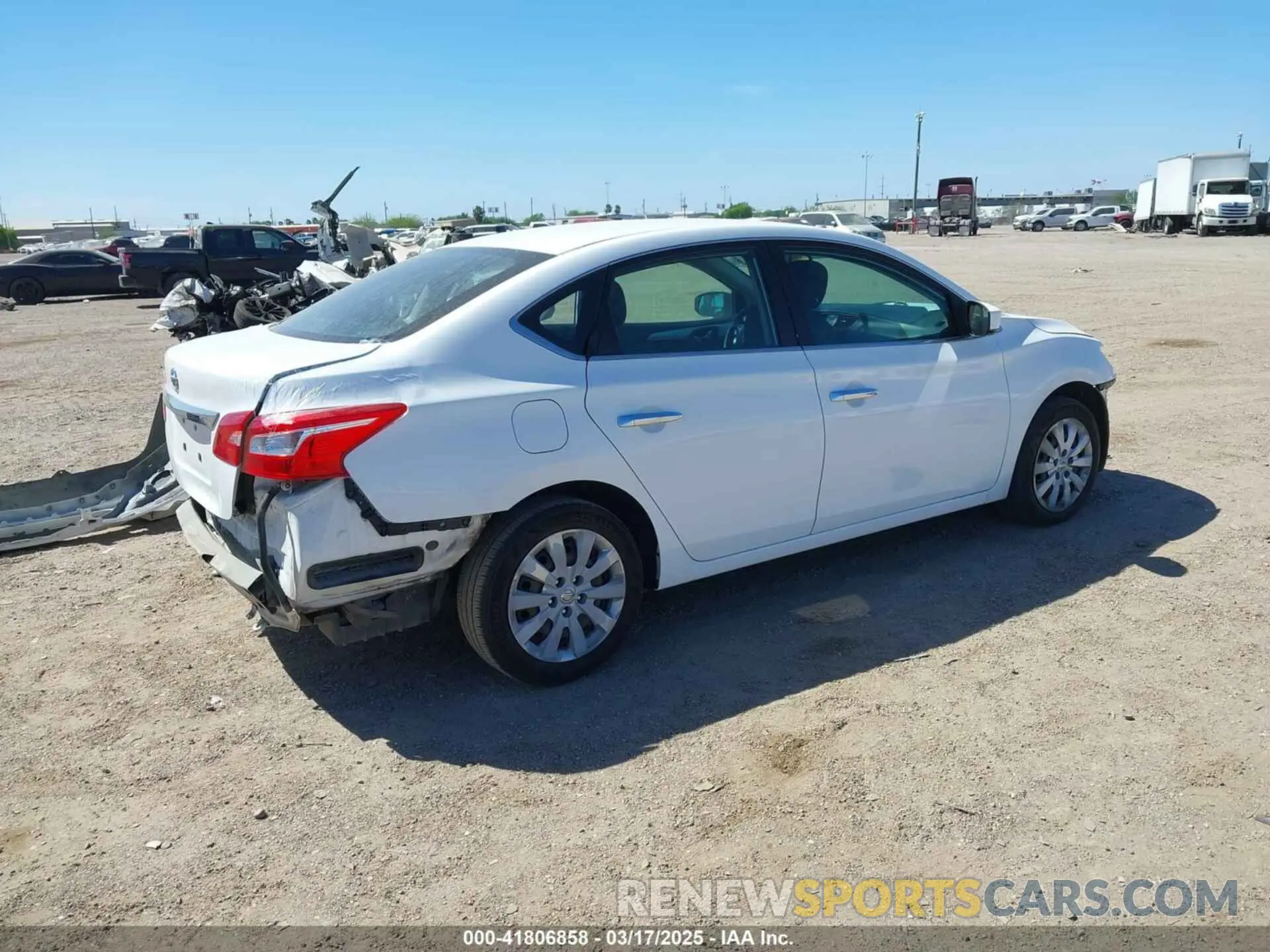 2 Photograph of a damaged car 3N1AB7AP2KY303215 NISSAN SENTRA 2019