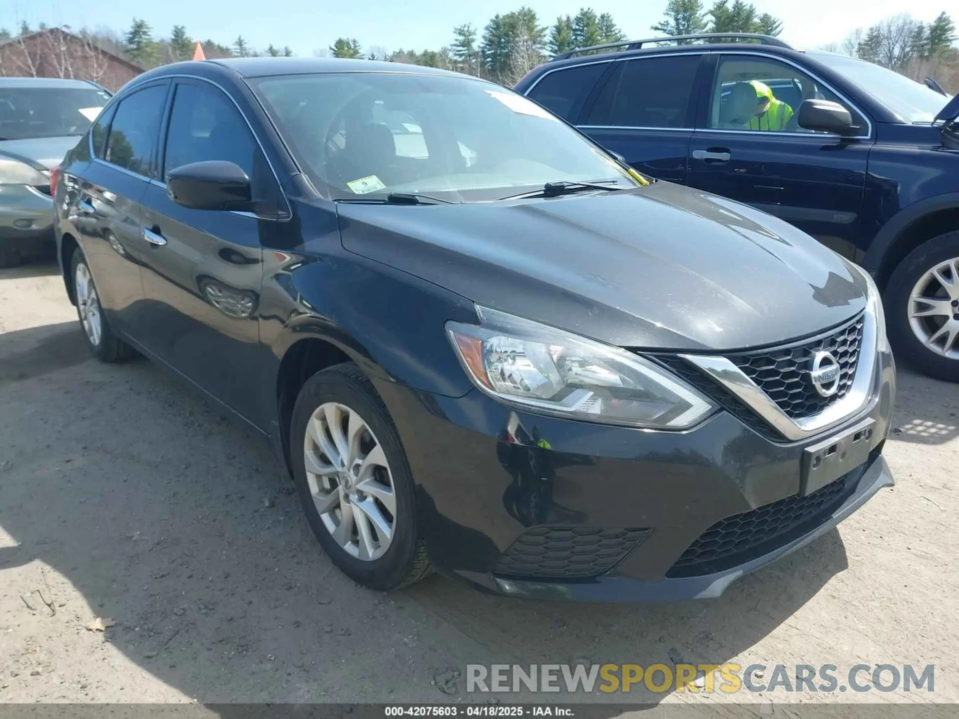 1 Photograph of a damaged car 3N1AB7AP2KY304266 NISSAN SENTRA 2019
