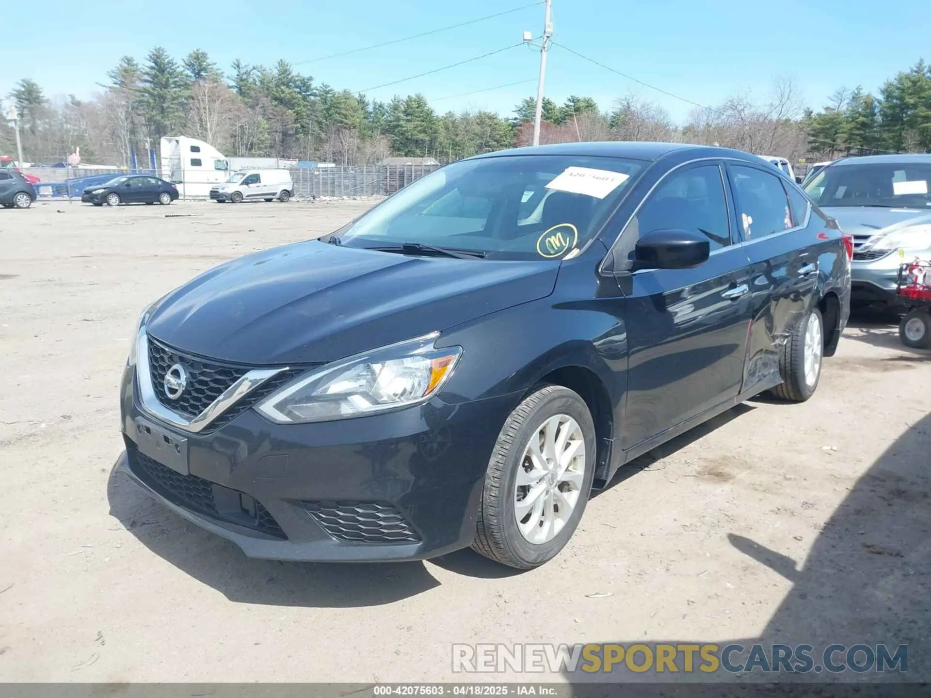 2 Photograph of a damaged car 3N1AB7AP2KY304266 NISSAN SENTRA 2019