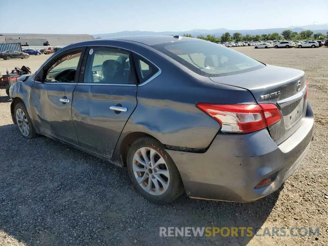 2 Photograph of a damaged car 3N1AB7AP2KY305675 NISSAN SENTRA 2019