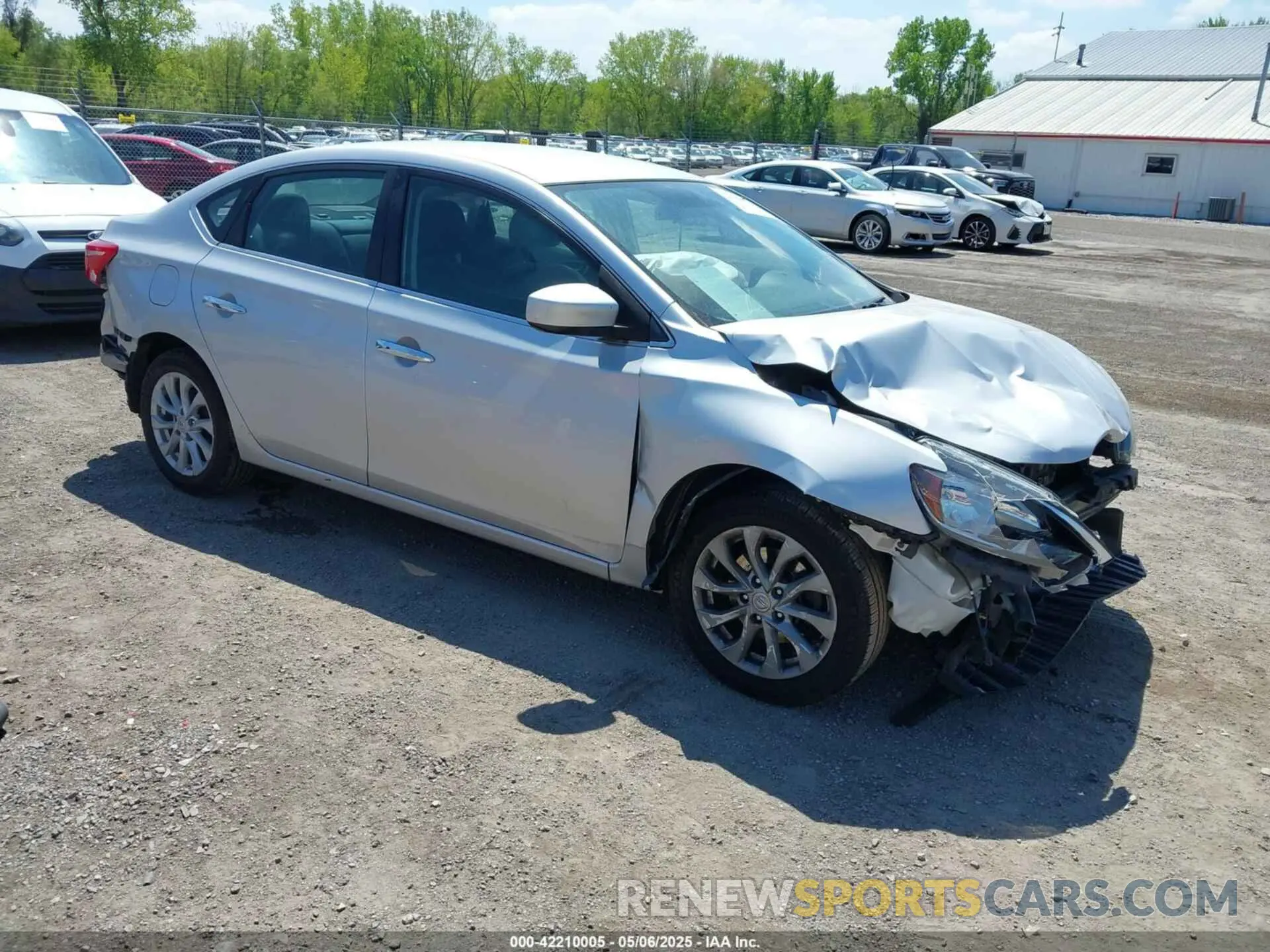 1 Photograph of a damaged car 3N1AB7AP2KY313646 NISSAN SENTRA 2019