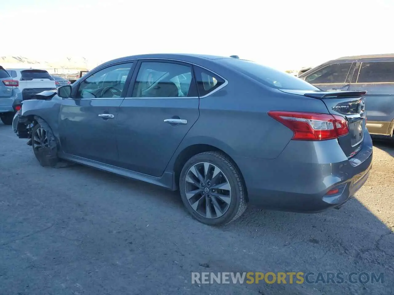 2 Photograph of a damaged car 3N1AB7AP2KY321360 NISSAN SENTRA 2019