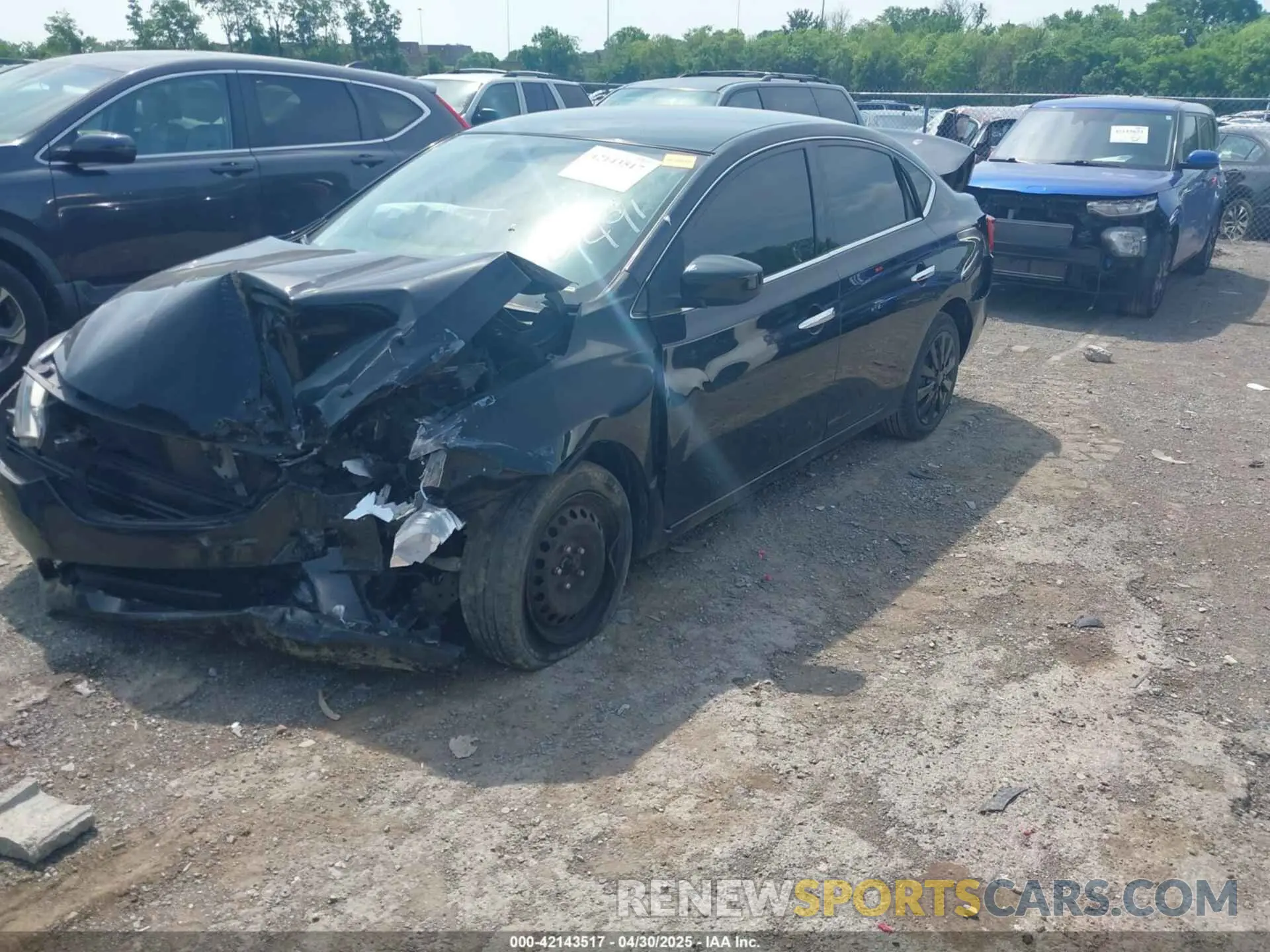 2 Photograph of a damaged car 3N1AB7AP2KY329491 NISSAN SENTRA 2019