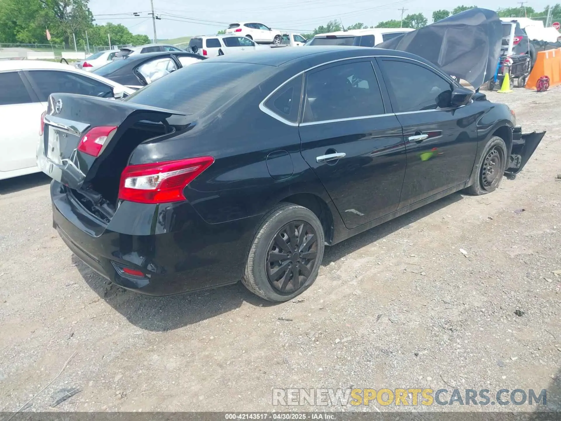 4 Photograph of a damaged car 3N1AB7AP2KY329491 NISSAN SENTRA 2019