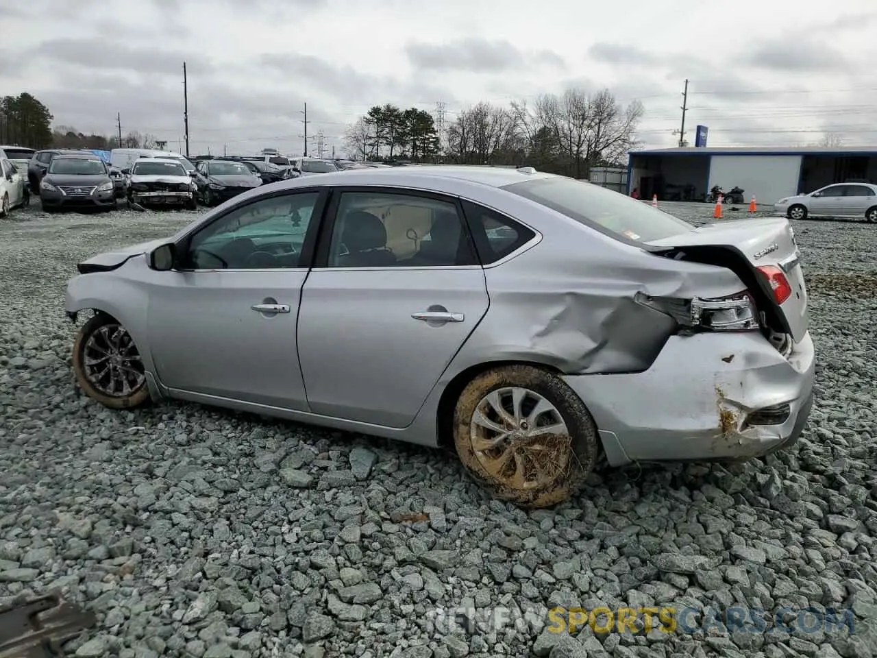 2 Photograph of a damaged car 3N1AB7AP2KY331712 NISSAN SENTRA 2019