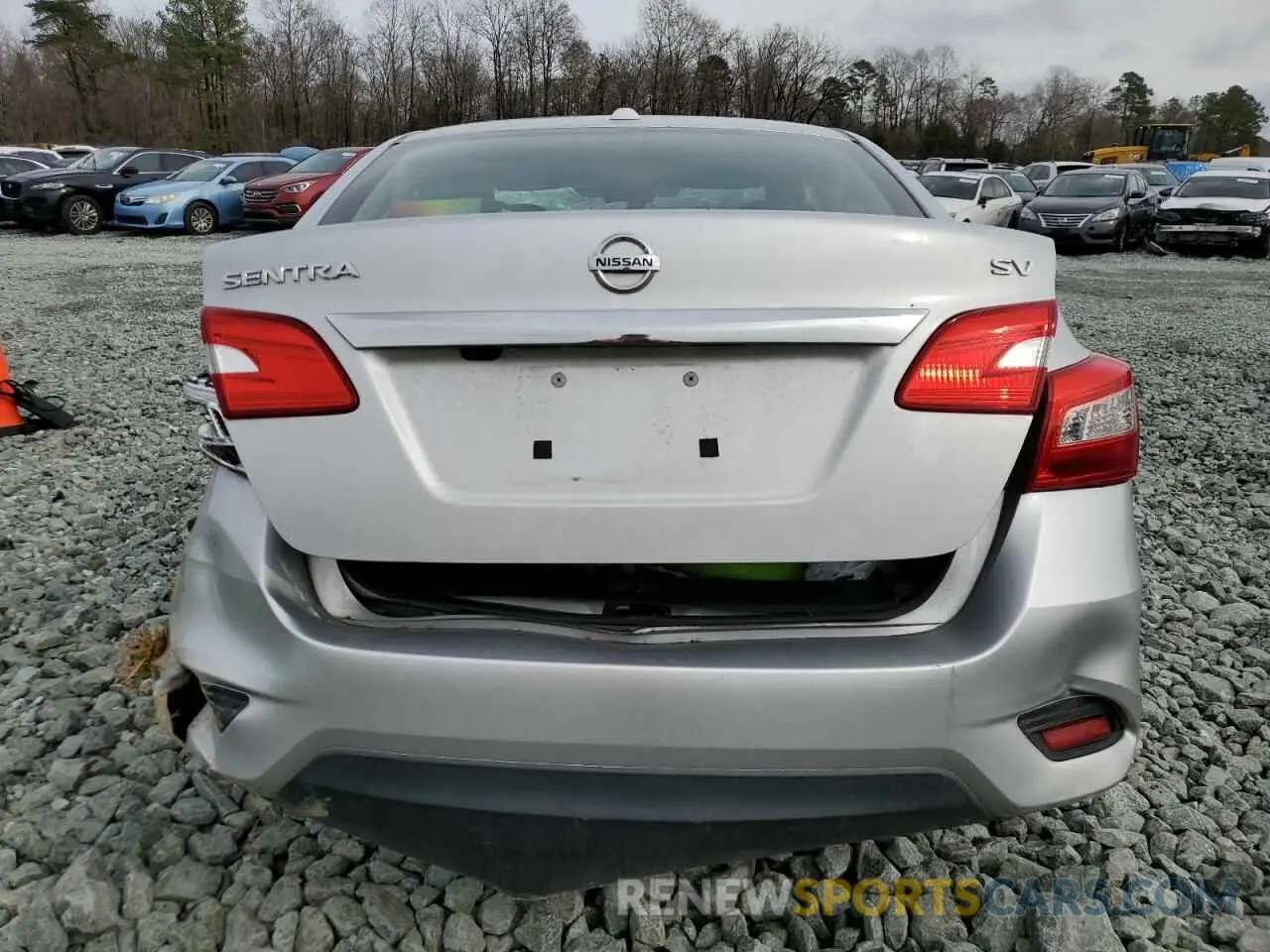 6 Photograph of a damaged car 3N1AB7AP2KY331712 NISSAN SENTRA 2019