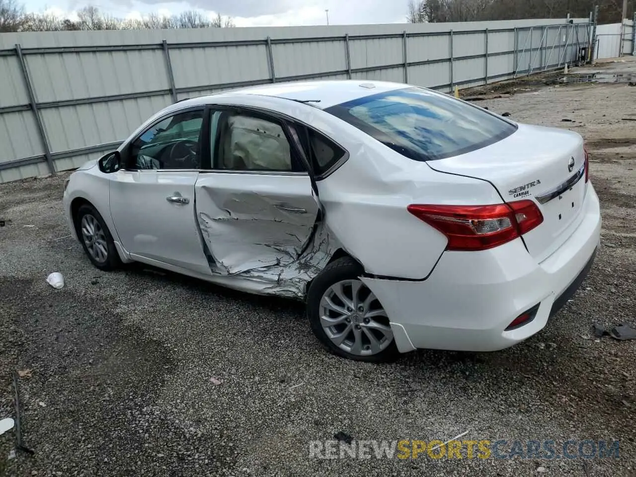 2 Photograph of a damaged car 3N1AB7AP2KY335582 NISSAN SENTRA 2019