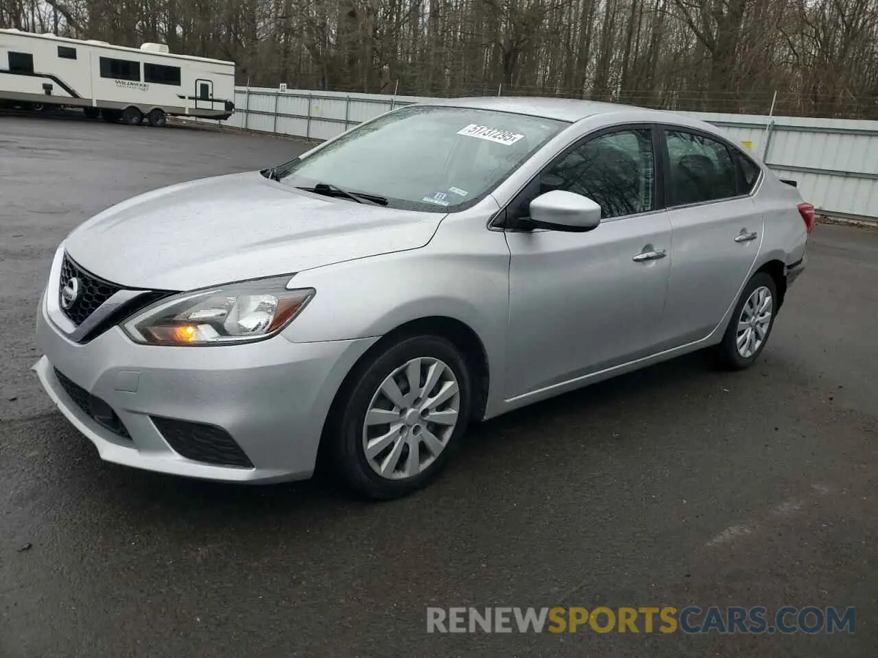 1 Photograph of a damaged car 3N1AB7AP2KY339244 NISSAN SENTRA 2019