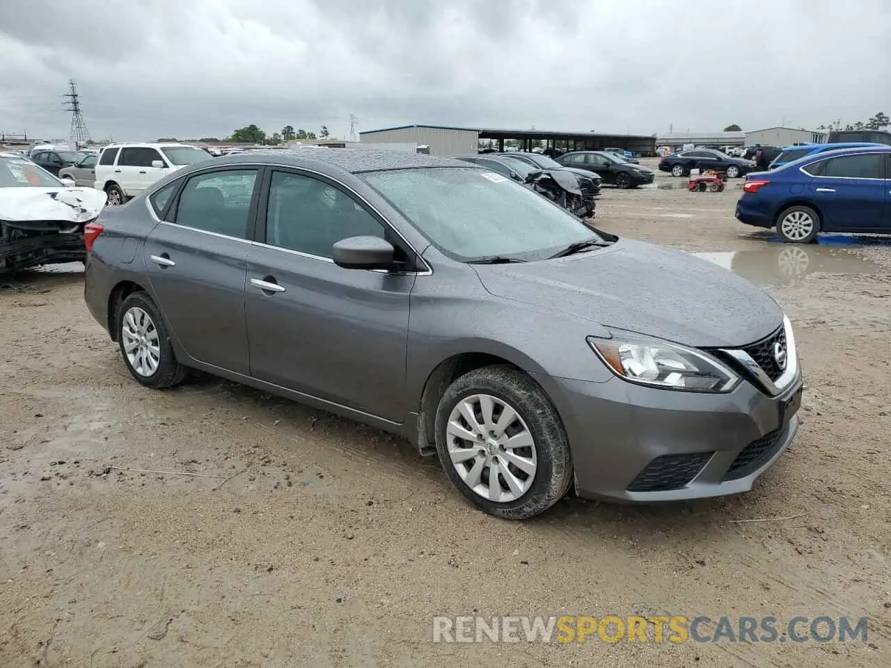 4 Photograph of a damaged car 3N1AB7AP2KY341611 NISSAN SENTRA 2019