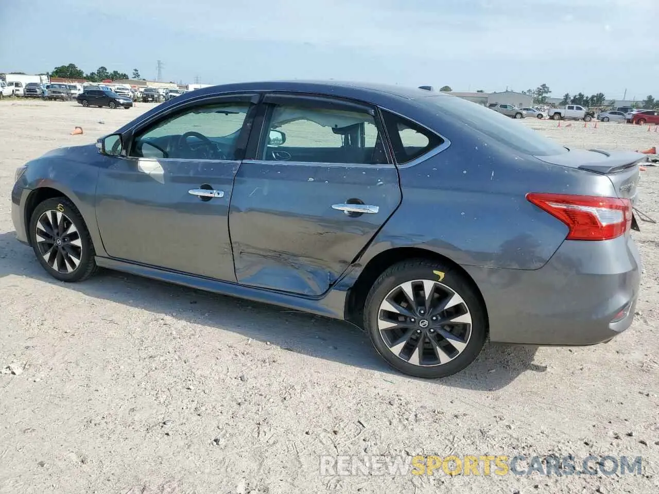 2 Photograph of a damaged car 3N1AB7AP2KY351989 NISSAN SENTRA 2019