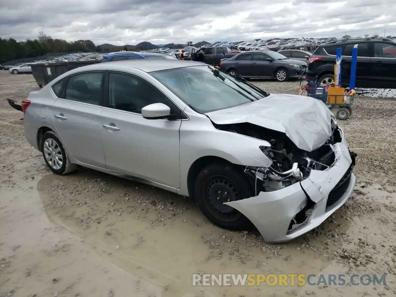 4 Photograph of a damaged car 3N1AB7AP2KY352902 NISSAN SENTRA 2019