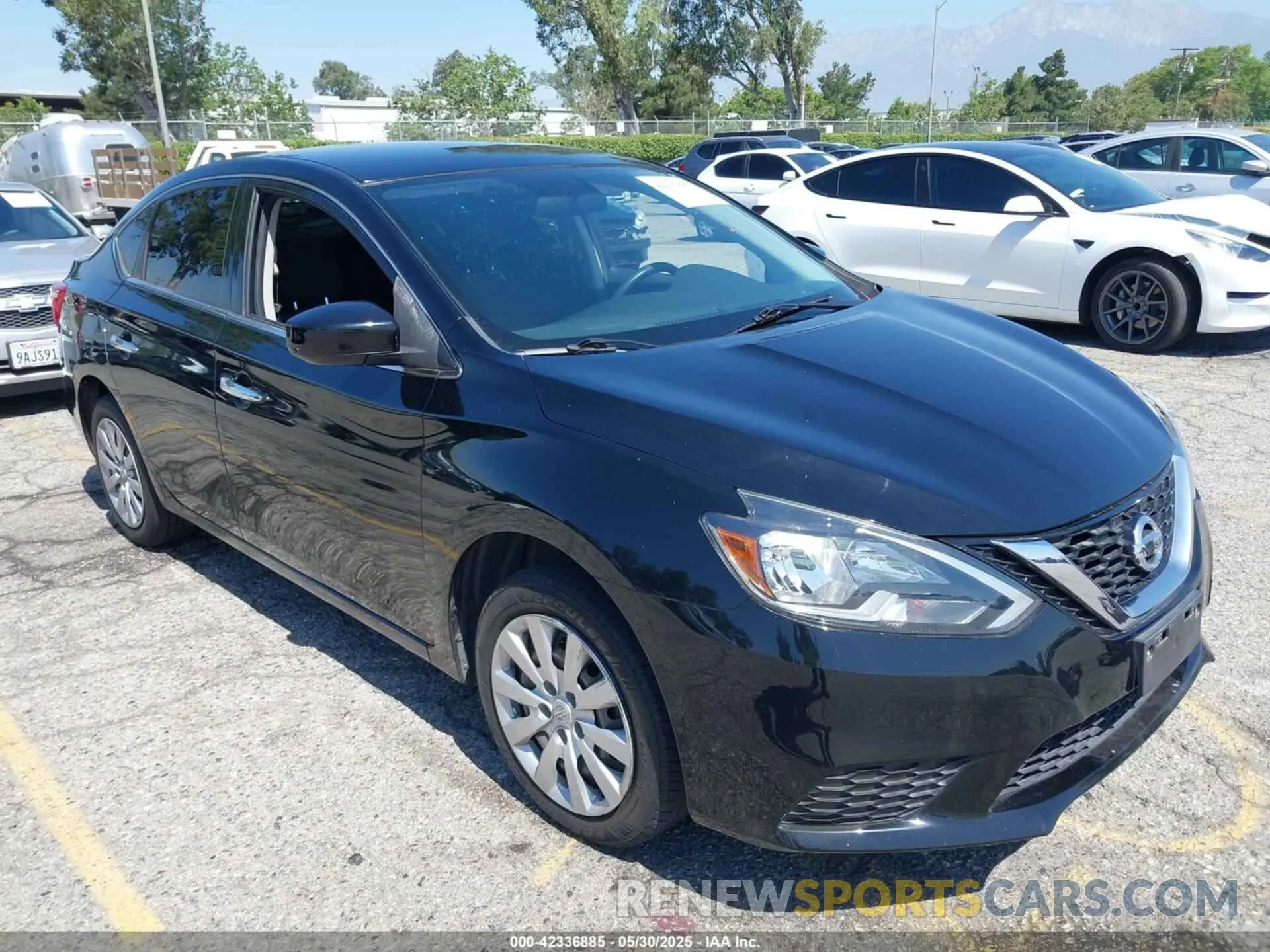 1 Photograph of a damaged car 3N1AB7AP2KY354861 NISSAN SENTRA 2019