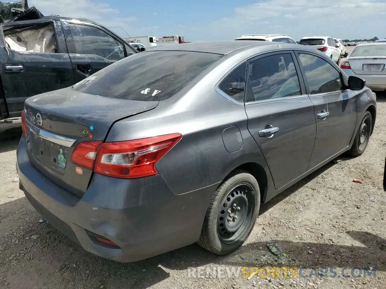 3 Photograph of a damaged car 3N1AB7AP2KY358232 NISSAN SENTRA 2019