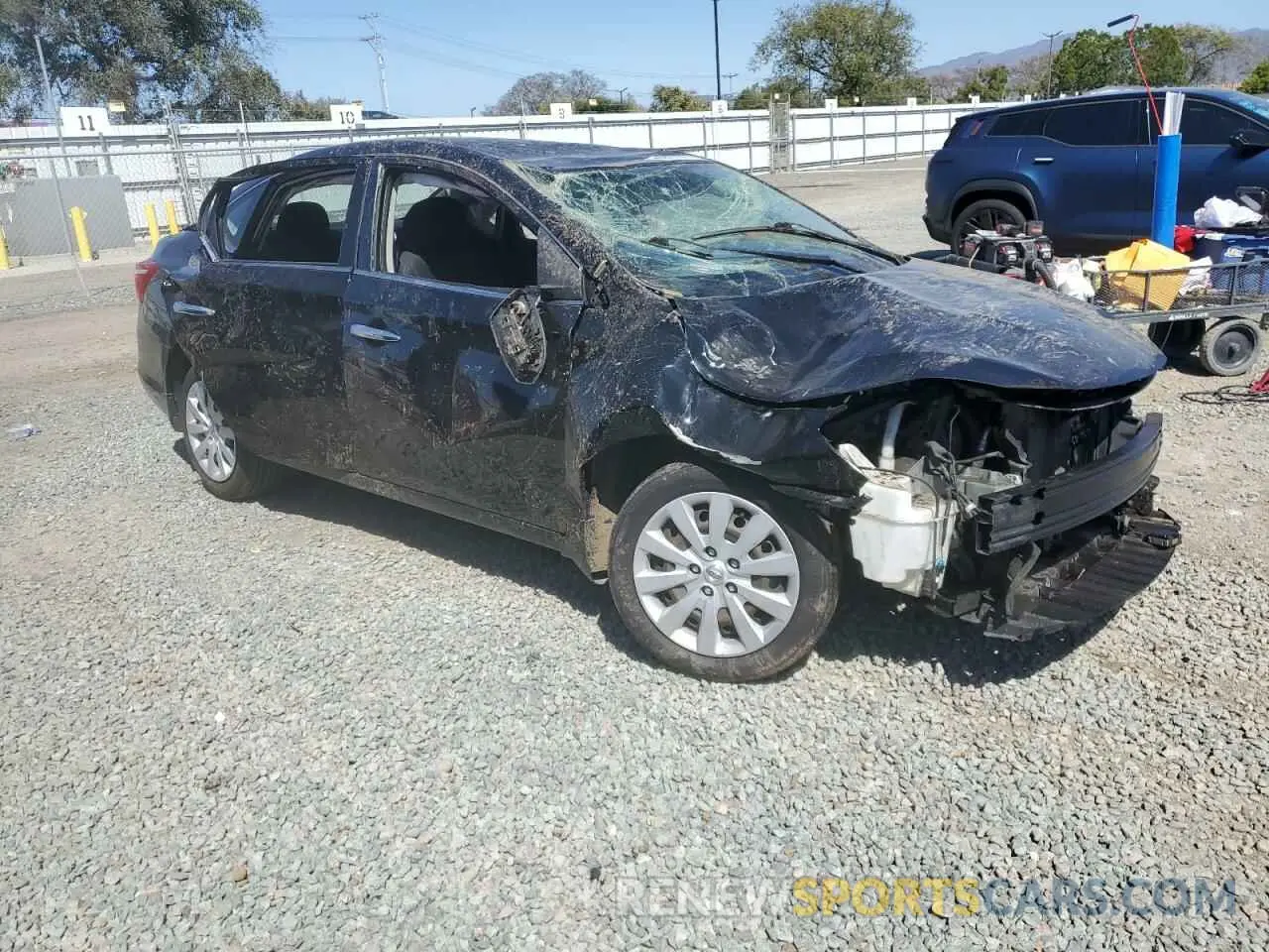 4 Photograph of a damaged car 3N1AB7AP2KY366167 NISSAN SENTRA 2019