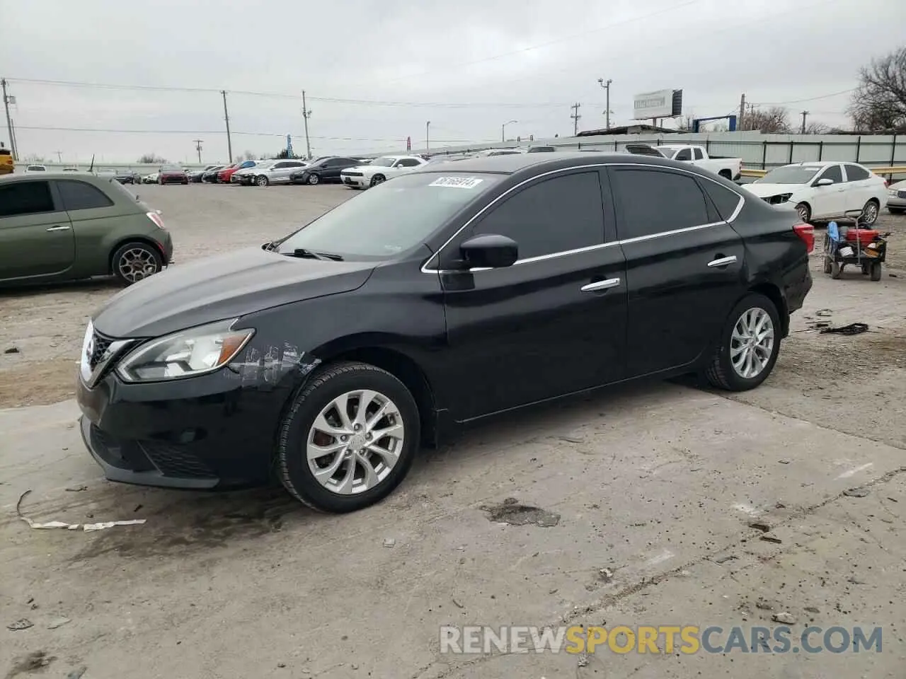 1 Photograph of a damaged car 3N1AB7AP2KY367884 NISSAN SENTRA 2019