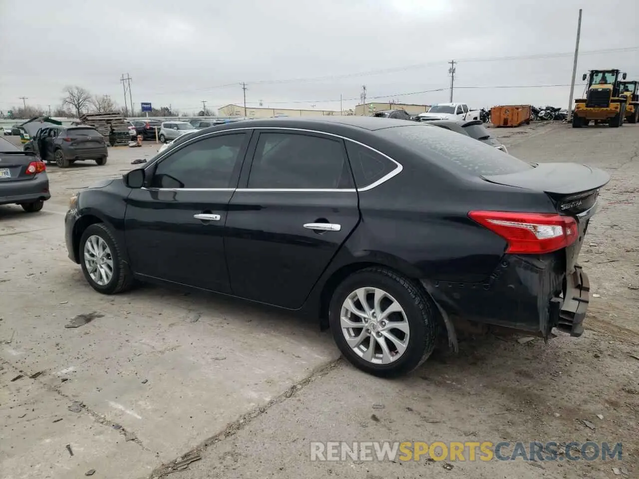 2 Photograph of a damaged car 3N1AB7AP2KY367884 NISSAN SENTRA 2019