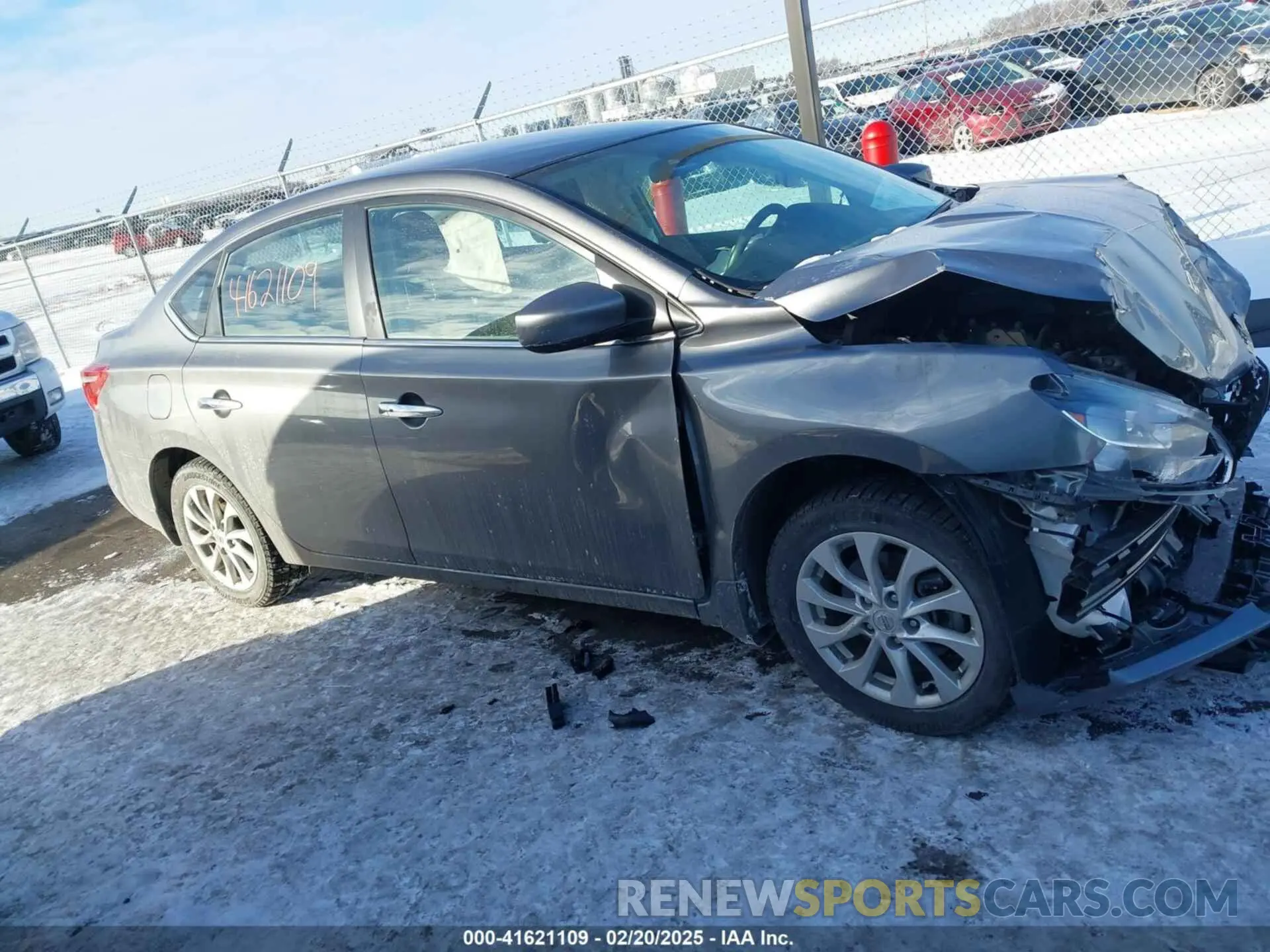 13 Photograph of a damaged car 3N1AB7AP2KY372390 NISSAN SENTRA 2019
