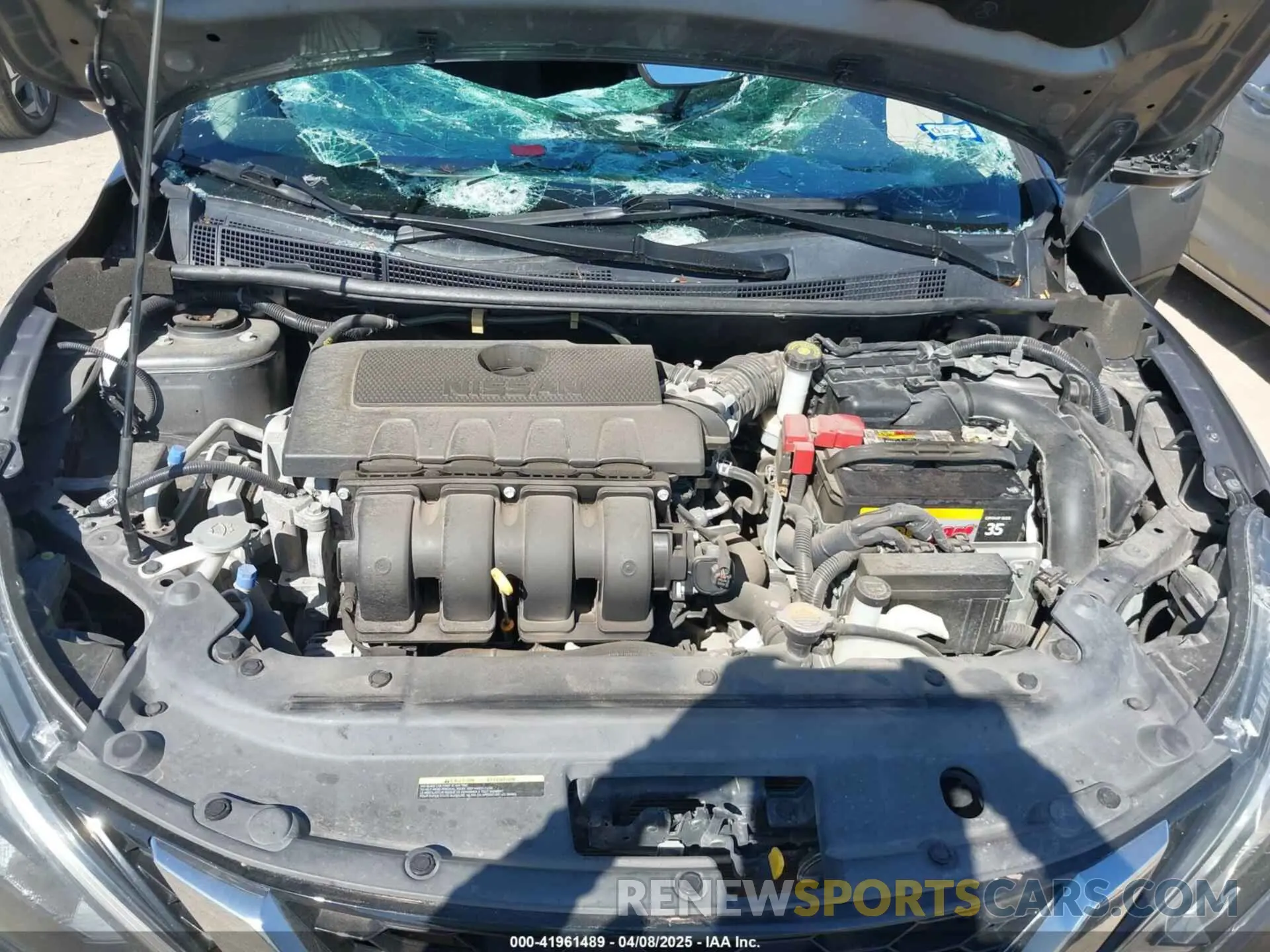 10 Photograph of a damaged car 3N1AB7AP2KY378139 NISSAN SENTRA 2019