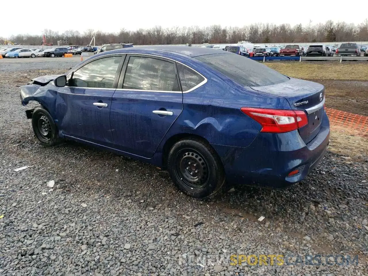 2 Photograph of a damaged car 3N1AB7AP2KY384801 NISSAN SENTRA 2019
