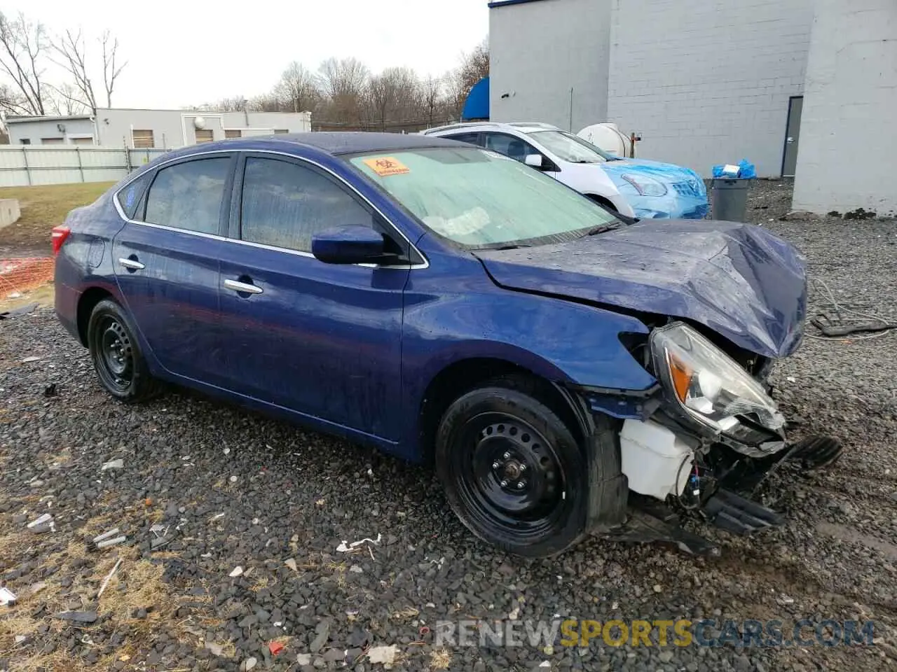 4 Photograph of a damaged car 3N1AB7AP2KY384801 NISSAN SENTRA 2019