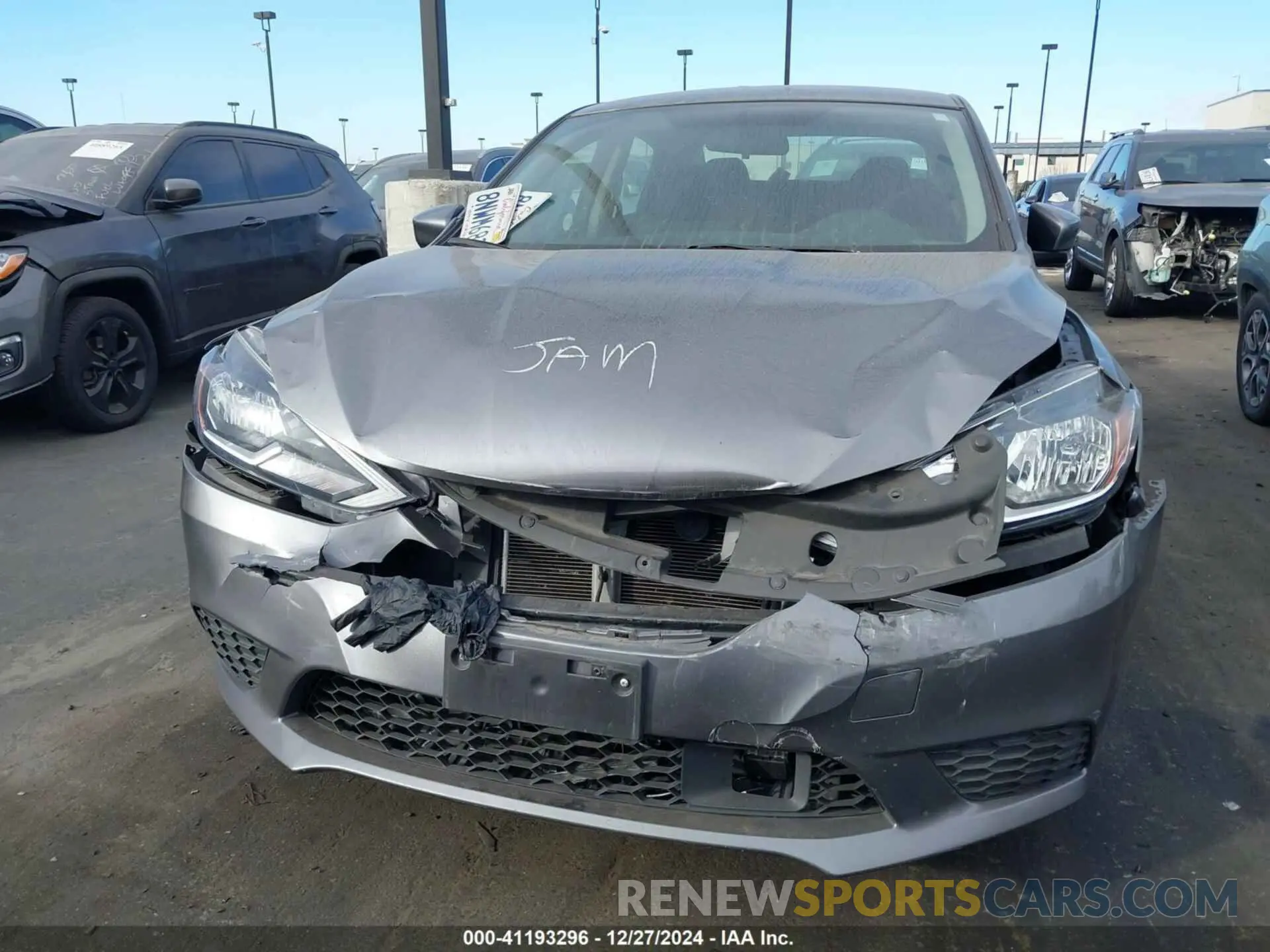 6 Photograph of a damaged car 3N1AB7AP2KY390811 NISSAN SENTRA 2019