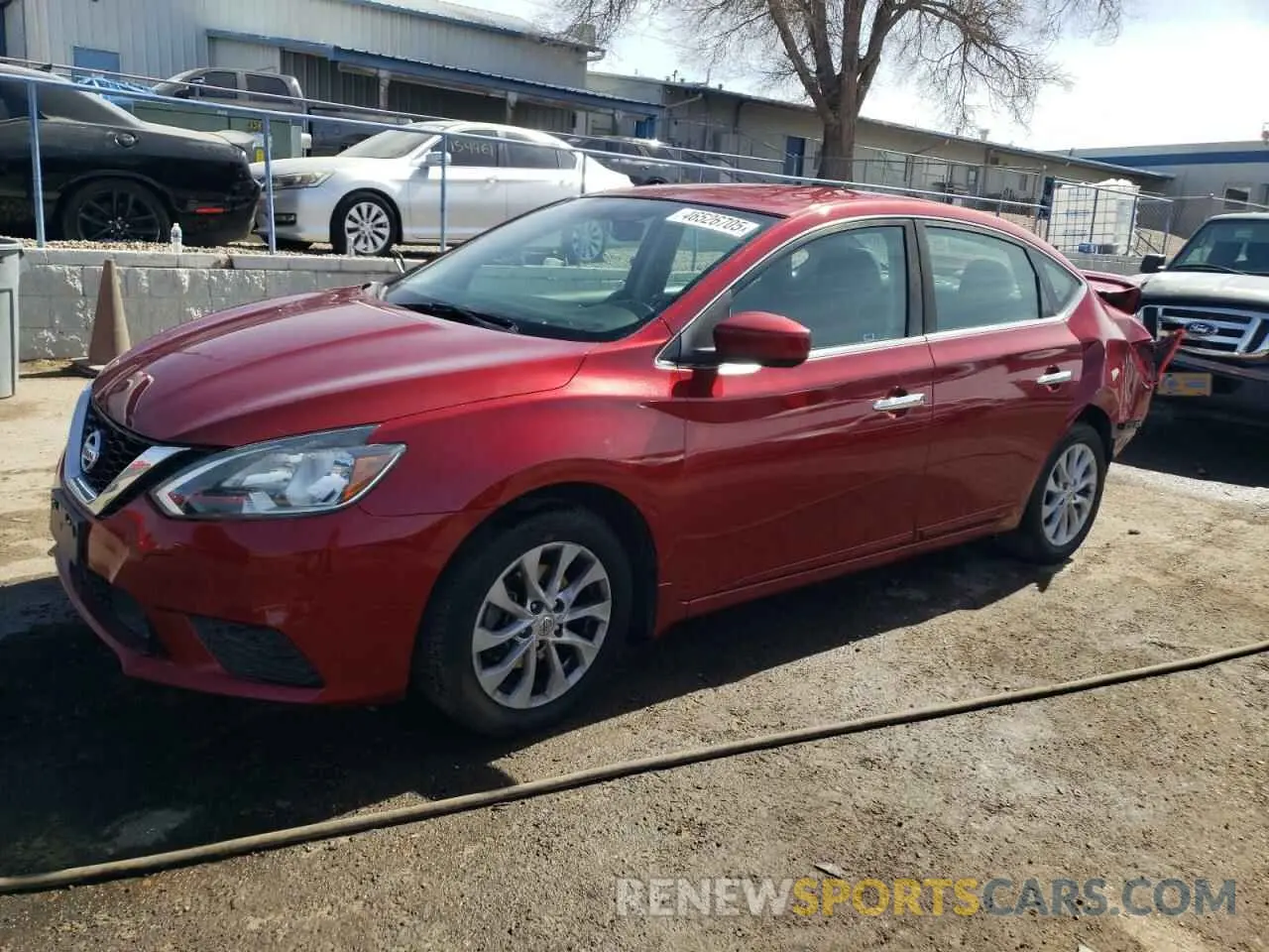 1 Photograph of a damaged car 3N1AB7AP2KY407784 NISSAN SENTRA 2019