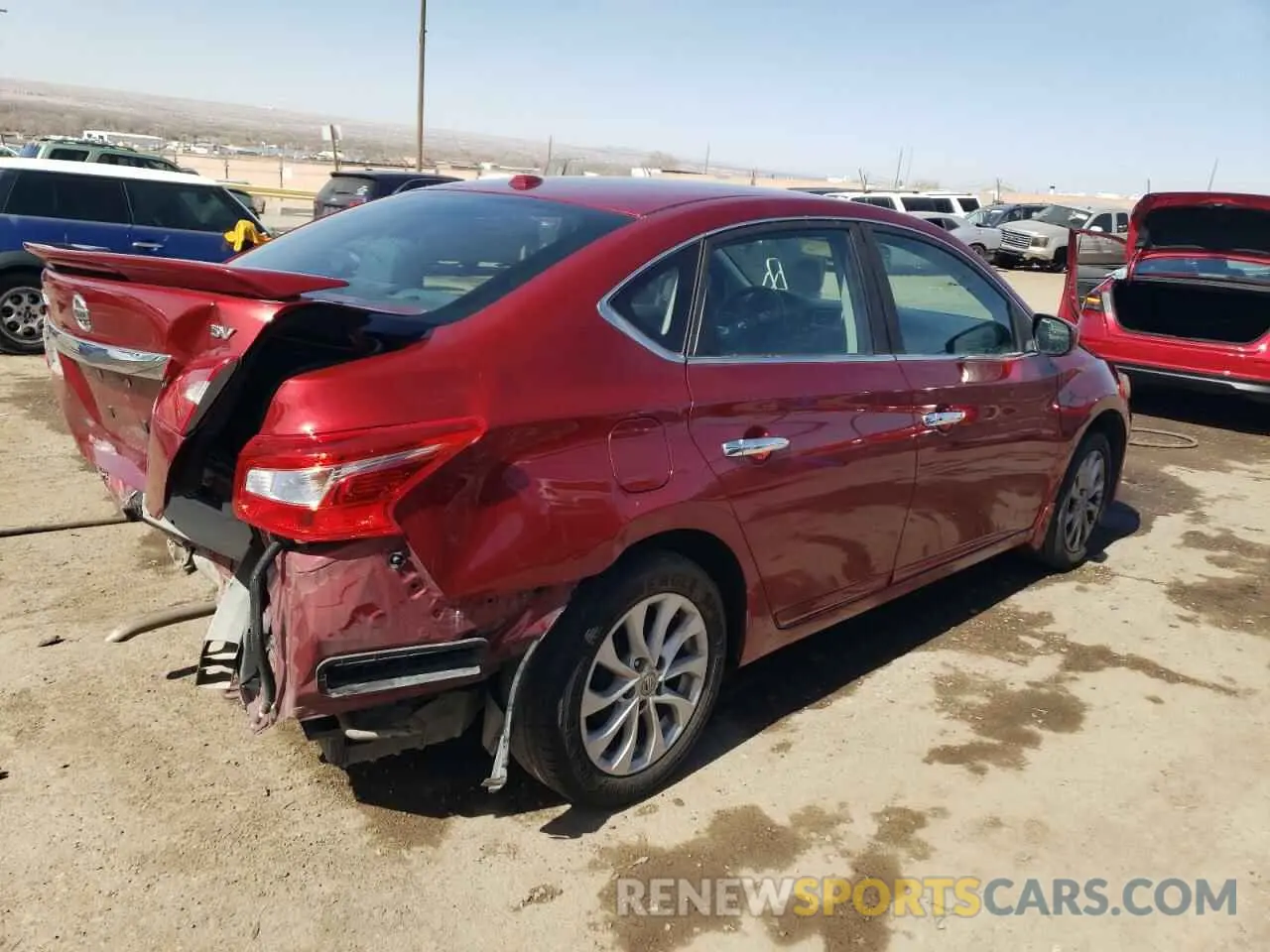 3 Photograph of a damaged car 3N1AB7AP2KY407784 NISSAN SENTRA 2019