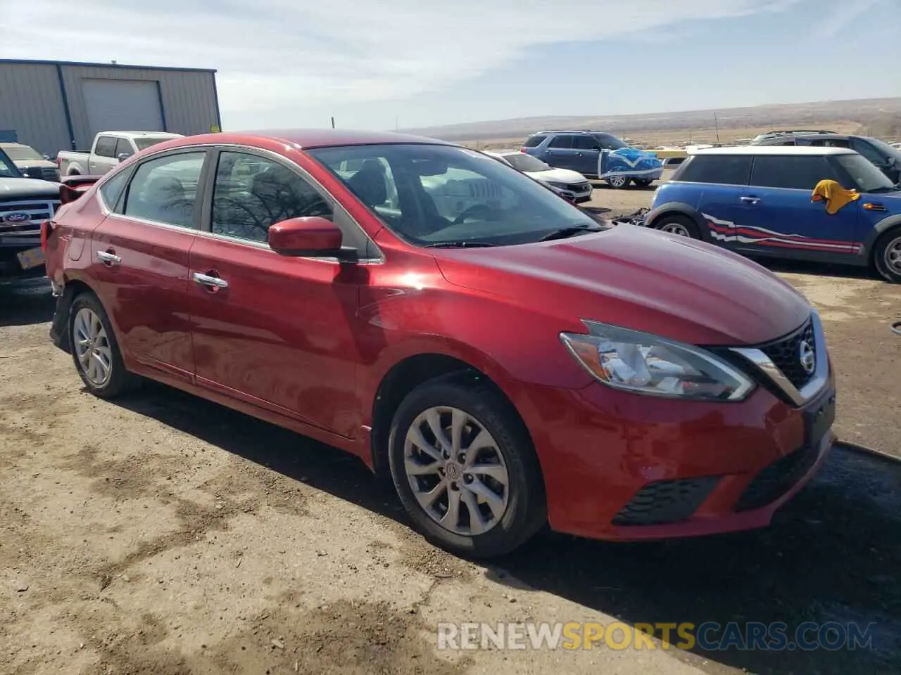 4 Photograph of a damaged car 3N1AB7AP2KY407784 NISSAN SENTRA 2019