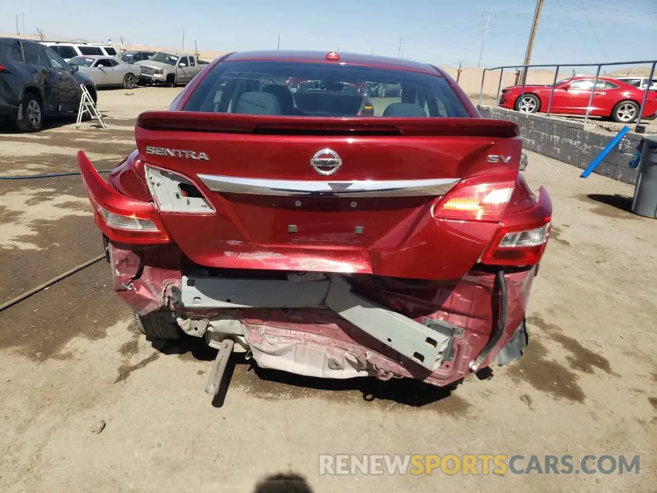 6 Photograph of a damaged car 3N1AB7AP2KY407784 NISSAN SENTRA 2019