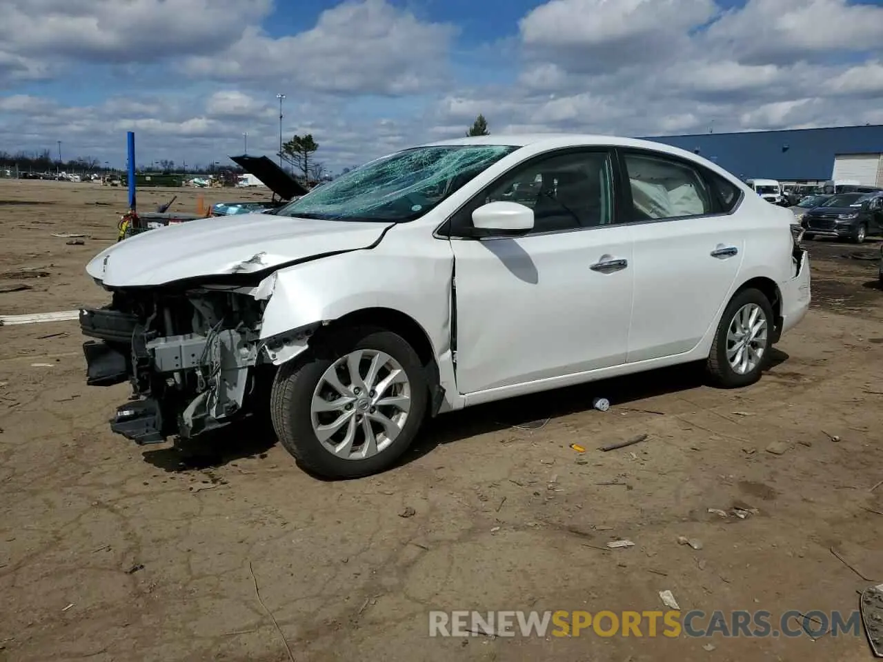 1 Photograph of a damaged car 3N1AB7AP2KY410622 NISSAN SENTRA 2019