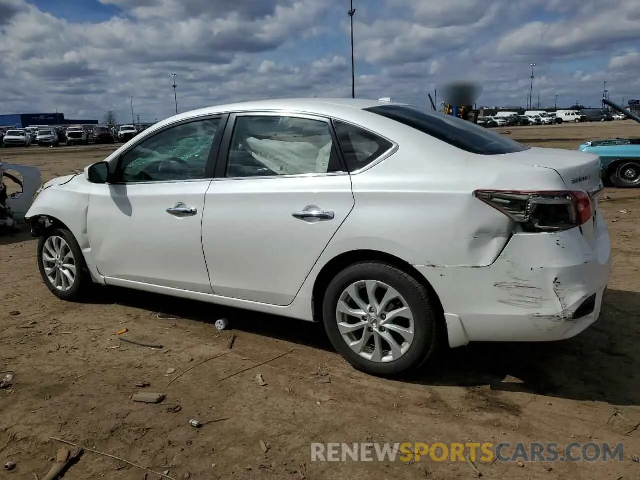 2 Photograph of a damaged car 3N1AB7AP2KY410622 NISSAN SENTRA 2019