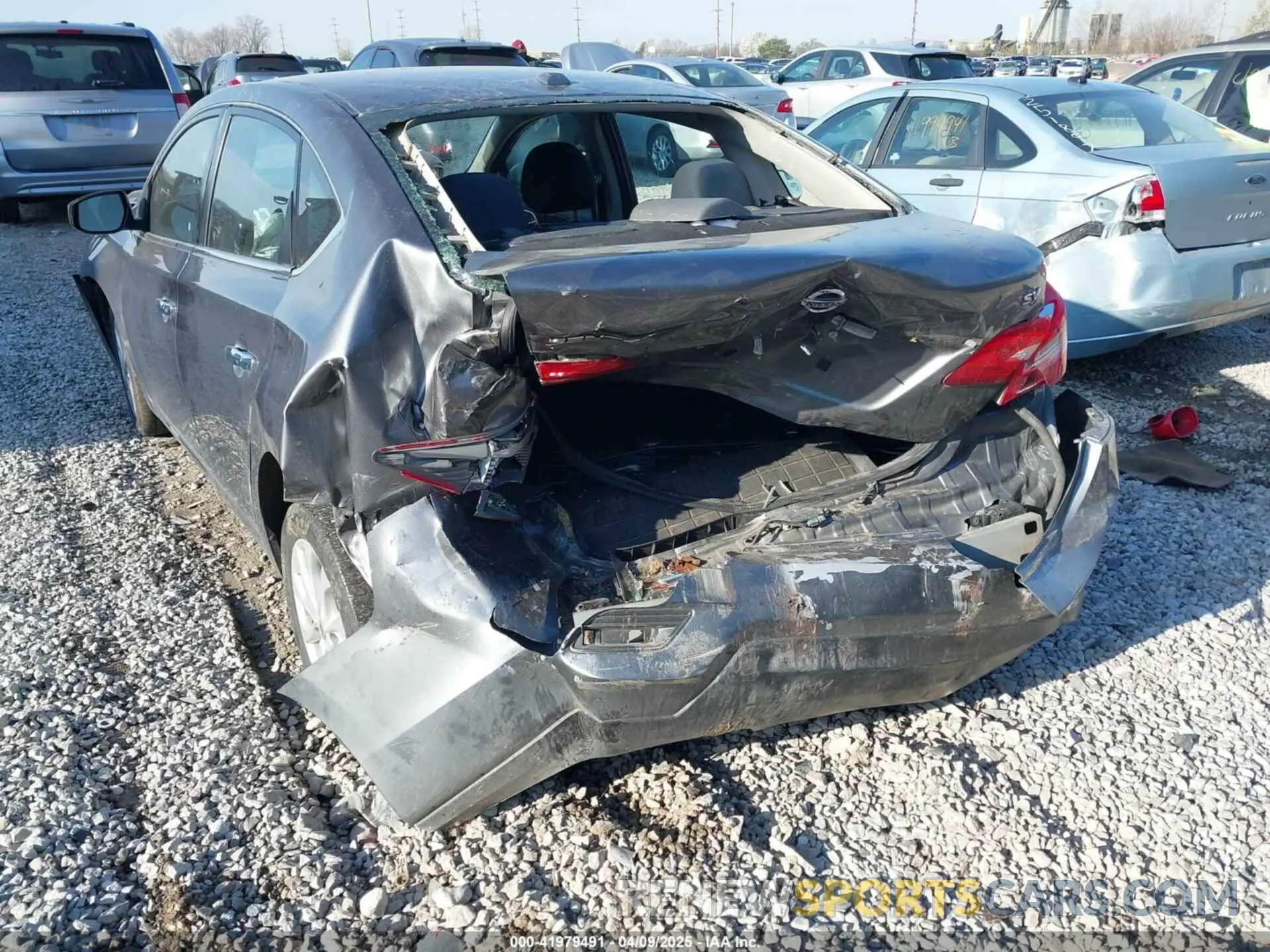 6 Photograph of a damaged car 3N1AB7AP2KY414394 NISSAN SENTRA 2019
